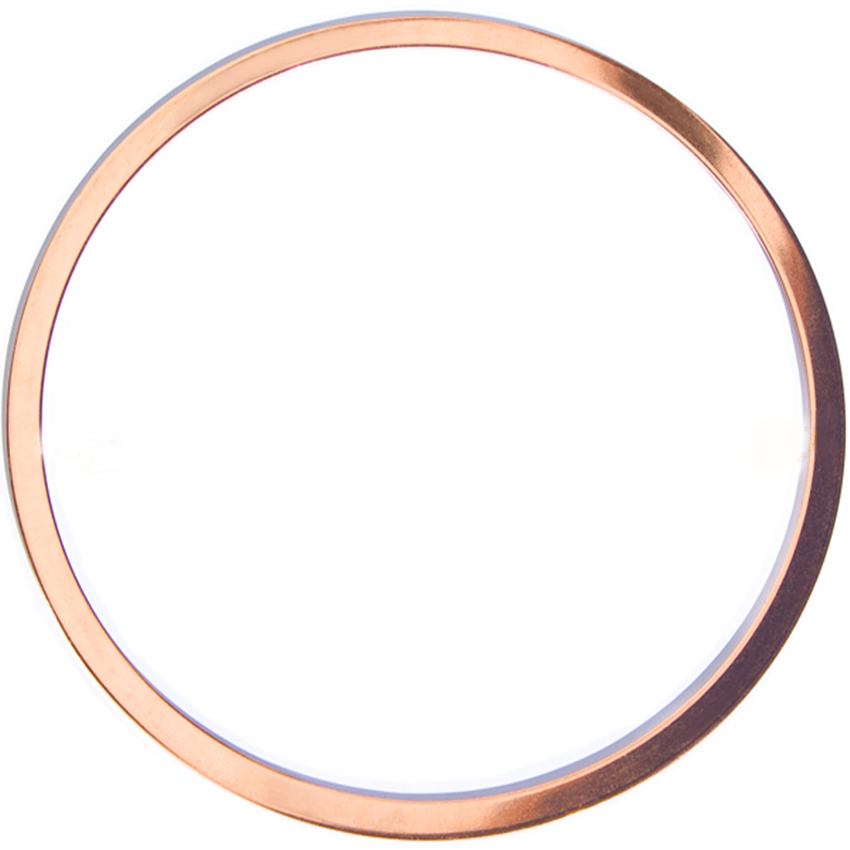 Can copper gaskets be reused after removal?